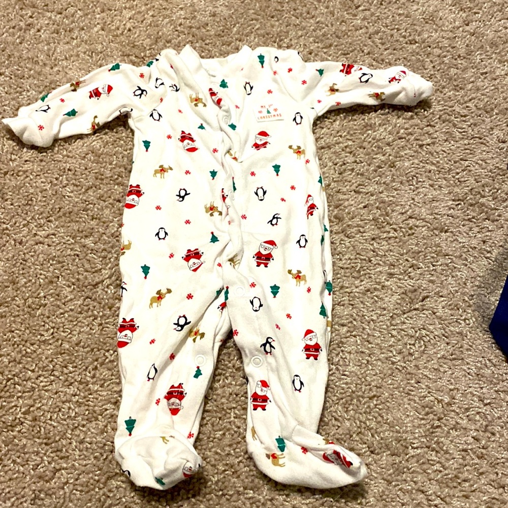 Baby boy Christmas sleeper